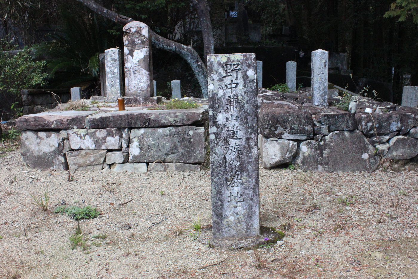 野中兼山遺族の墓
