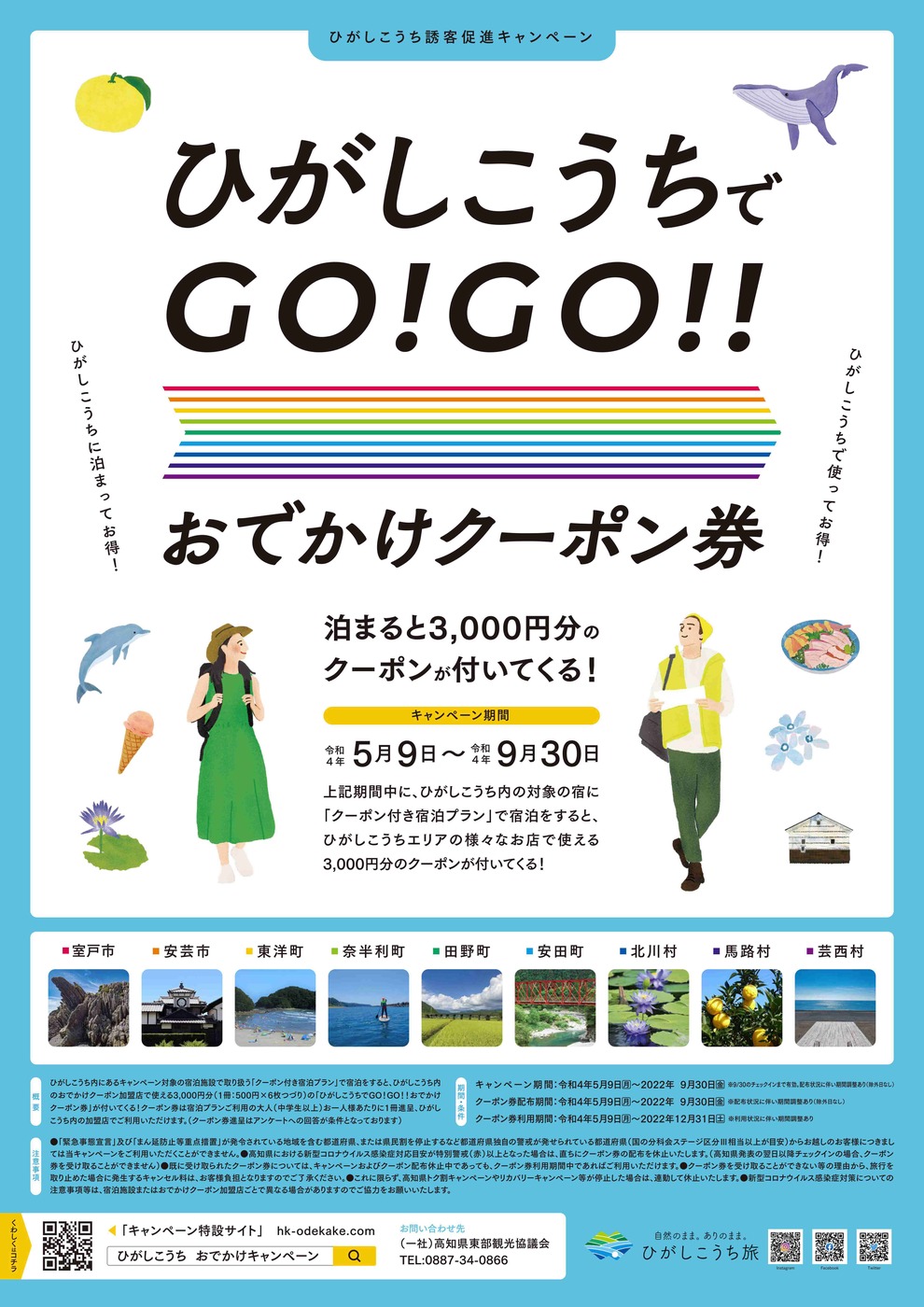 ひがしこうちでGO！GO！！おでかけクーポン券 | トピック一覧 | 高知県観光情報Webサイト「こうち旅ネット」